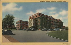 Norwalk General Hospital Connecticut Postcard Postcard Postcard