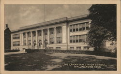 The Lyman Hall High School Wallingford, CT Postcard Postcard Postcard