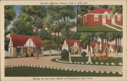 Ford's Motor Court Richmond, VA Postcard Postcard Postcard