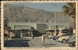 Looking Toward Bullock's From the Plaza Palm Springs, CA Postcard Postcard Postcard