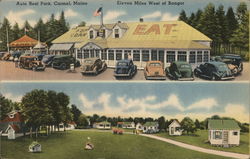 Auto Rest Park Carmel, ME Postcard Postcard Postcard