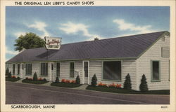 Len Libby's Candy Shops Postcard