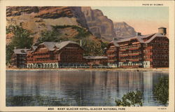 Many Glacier Hotel Glacier National Park, MT Postcard Postcard Postcard