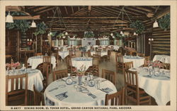 Dining Room, El Tovar Hotel Postcard