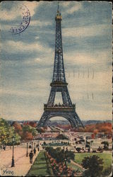 The Eiffel Tower, Paris Postcard