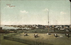 General View Suez, Egypt Africa Postcard Postcard