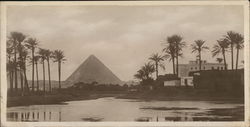 Village near the Pyramids Cairo, Egypt Africa Postcard Postcard