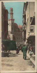 Mosque in a Native Quarter Cairo, Egypt Africa Postcard Postcard