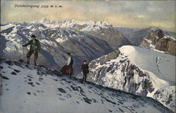 Ascending Mount Titlis Postcard