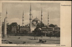 Mosquee du Sultan Ahmed, Stamboul (Mosque) Istanbul, Turkey Greece, Turkey, Balkan States Postcard Postcard