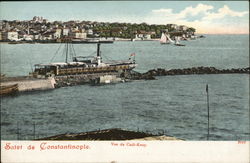 Salut de Constantinople Istanbul, Turkey Greece, Turkey, Balkan States Postcard Postcard