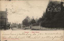 High Street Bozeat, Northamptonshire England Postcard Postcard