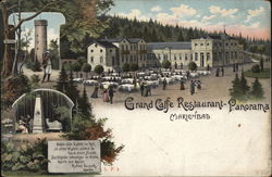 Grand Cafe Restaurant - Panorama Marienbad Mariánské Lázně, Czech Republic Eastern Europe Postcard Postcard