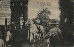 Konge-Indtogsbillede d. 10 Juli 1920 / King Christian X's Inauguration July 10, 1920 Postcard