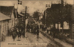 Danske Dragoner besotter Sonderjylland Bredebro, Denmark Postcard Postcard