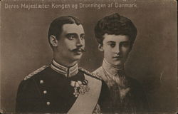 Their Majesties the King and Queen of Denmark Postcard