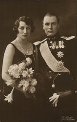 Princess Martha and Prince Olav Postcard