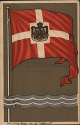 Flag - the Dannebrog Flags Postcard Postcard