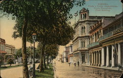 Prado Promenade, Clerk Building Postcard