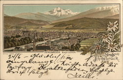 Innsbruck, view from the south Postcard