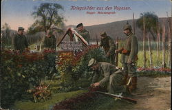 War scene from the Vogesen Germany World War I Postcard Postcard