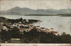 General View Molde, Norway Postcard Postcard