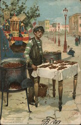 Bruciate vendor Italy Postcard Postcard