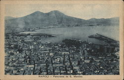 Panorama of San Martino Naples, Italy Postcard Postcard