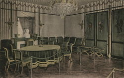 Dining Room, Château de La Malmaison Paris, France Postcard Postcard