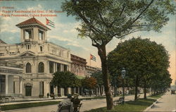 Prado Promenade, Cuban Residences Havana, Cuba Postcard Postcard