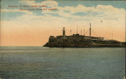 Morro Castle from the outside Postcard