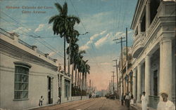 Havana: Cerro Avenue Cuba Postcard Postcard