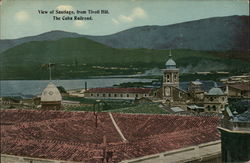 View of Santiago from Tivoli Hill Postcard