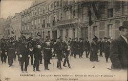 Cherbourg, 15 juin 1912 - Service funebre en l'honneur des Morts du "Vendemiare" Postcard