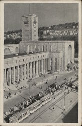 Stuttgart - Main Railway Station Germany Postcard Postcard