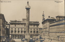 Roma - Piazza colonna Rome, Italy Postcard Postcard