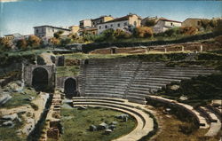 Roman Amphitheater at Fiesole Italy Postcard Postcard