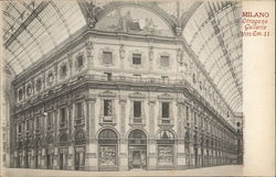 Milano Ottagono Galleria Italy Postcard Postcard