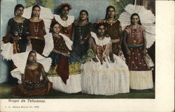 Grupo deTehuanas Mexico Postcard Postcard