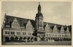 Leipzig Altes Rathaus Germany Postcard Postcard