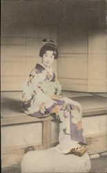 Japanese women Postcard Postcard