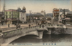 Yoshida Bridge Yokohama, Japan Postcard Postcard