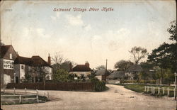 Saltwood Village Kythe, England Postcard Postcard