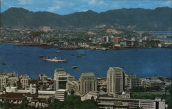 Panorama of Kowloon and Victoria City Postcard