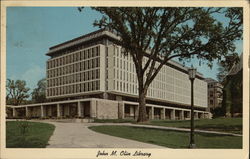 John M. Olin Library, Cornell University Postcard