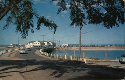 Entrance to Beach Postcard