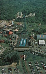 Aerial View of Kings Island Ohio Postcard Postcard Postcard