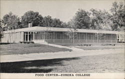 Food Center - Eureka College Postcard