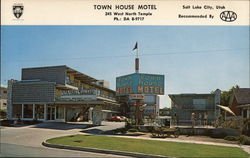 TOWN HOUSE MOTEL SALT LAKE CITY, UT Postcard Postcard Postcard