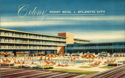 Colony Resort Motel Postcard